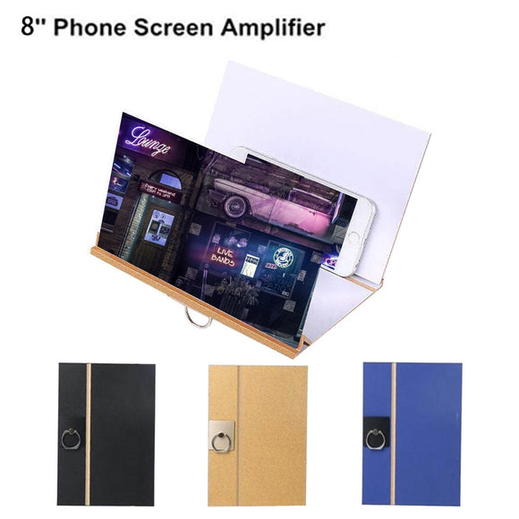 8inch 3D Phone Screen Magnifier Bracket Amplifier Stand