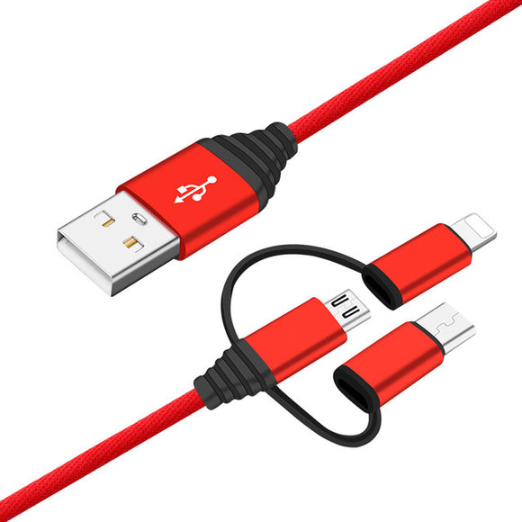 3 in 1 USB Cable for Mobile Phone Micro USB