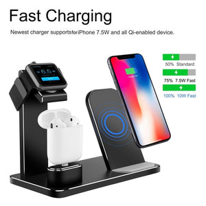NEW 3in1 Qi Wireless Charging Stand