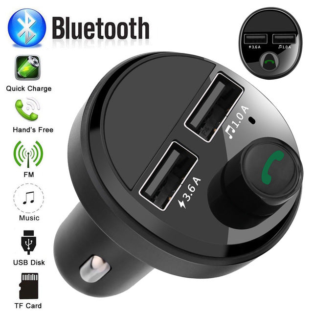 2019 USPS Car FM Transmitter Aux Modulator Bluetooth Handsfree